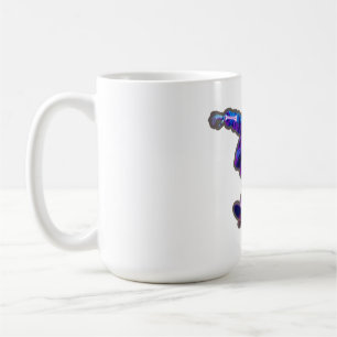 Neon 3D Skeleton Skateboarding – Funny Streetwear Coffee Mug