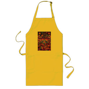 Neon 4th of July Independence Day Celebration Long Apron