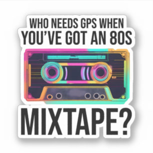 Neon '80s Cassette Tape: Embrace the Retro Vibes