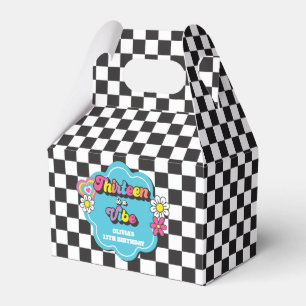 Neon 90s Retro Thirteen is a Vibe 13th Birthday Favour Box