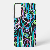 Neon Abstract Painting