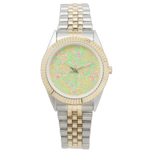 Neon Acid Trip Marble Bandanna Watch