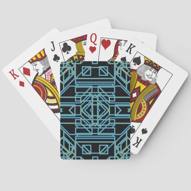 Neon Aeon 5 Playing Cards (Back)