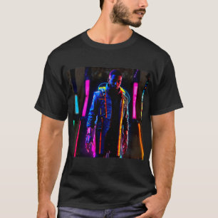 Neon Aesthetics Cyberpunk - Futuristic Design T-Shirt