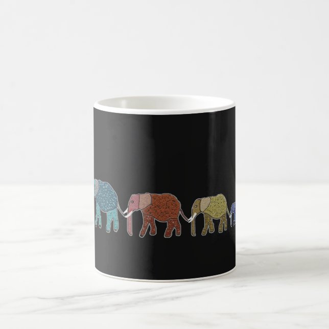 Neon African Elephant Mug (Center)