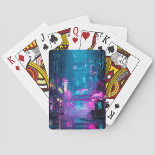 Neon After Midnight Playing Cards