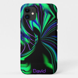 Neon Alien Aura iPhone 5 Case *Personalise*