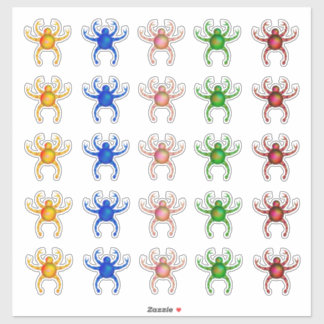 Neon Alien Crab Creatures