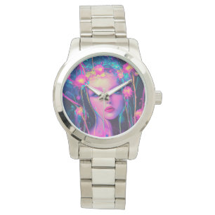 Neon Alien Goddess  Watch