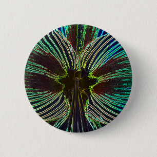 Neon Amaryllis 6 Cm Round Badge