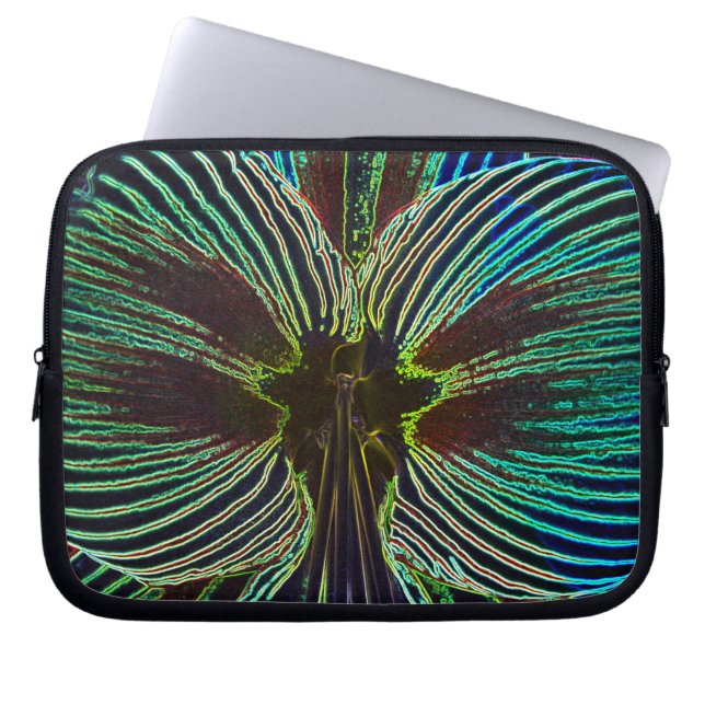 Neon Amaryllis Laptop Sleeve (Front)