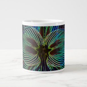 Neon Amaryllis Large Coffee Mug