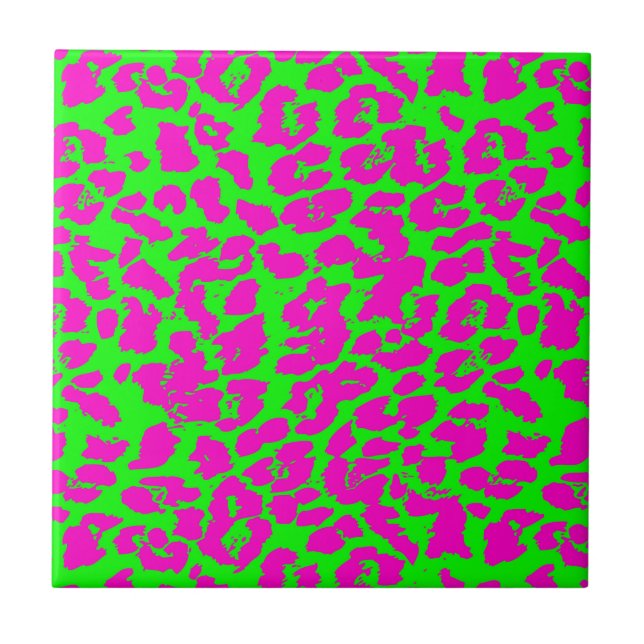 Neon Animal Print Tile (Front)