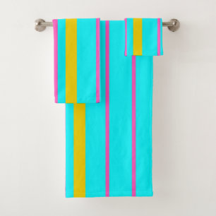 Neon Bath Towel Set