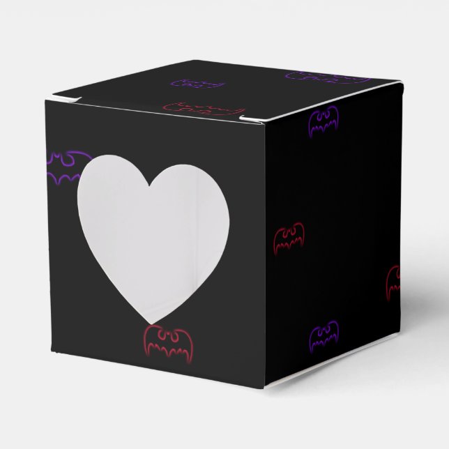 Neon Bats Favour Box (Front Side)