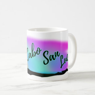 Neon Beach Skies At Cabo San Lucas Coffee Mug