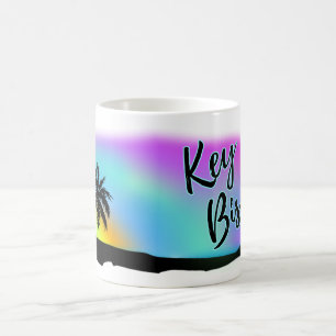 Neon Beach Skies At Key Biscayne Coffee Mug