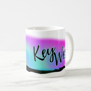 Neon Beach Skies At Key West Coffee Mug