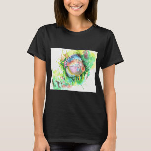 Neon Betta Fish â€“ Turquoise Pink Vibrant Aquatic T-Shirt