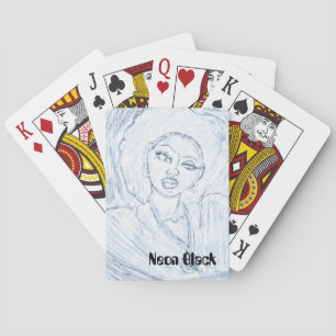 Neon Black Playing Cards