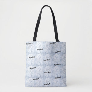Neon Black Tote Bag