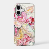 Neon Blooms iPhone Case
