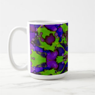 Neon Bloomstorm Coffee Mug