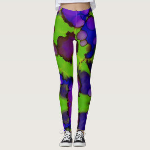 Neon Bloomstorm Leggings