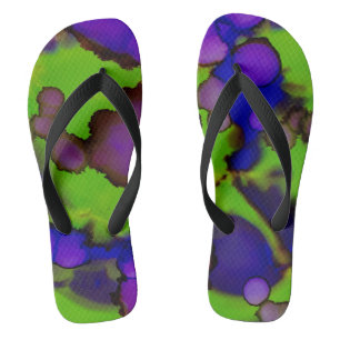Neon Bloomstorm Thongs