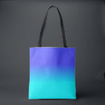 Neon Blue and Bright Neon Aqua Ombré Shade Colour Tote Bag<br><div class="desc">Neon Blue and Bright Neon Aqua Ombré Shade Colour Fade neon aqua, neon blue, blue neon, ombre shade, colour fade, neon, blue, ombre, shade, colour, fade, trend, bright, fluorescent, highlighter, school, kids, fun, dorm, decor, tint, bright neon blue, bright blue, faded, faded colour, neon blue fade, neon aqua fade, neon...</div>