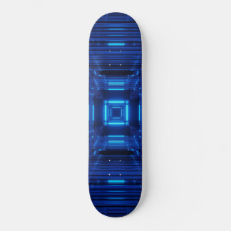 Neon Blue  Skateboard