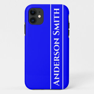 Neon Blue Solid Colour iPhone 11 Case