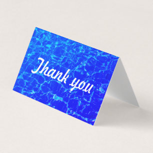 Neon Blue Waters Colourful Pattern Trendy Thank Yo