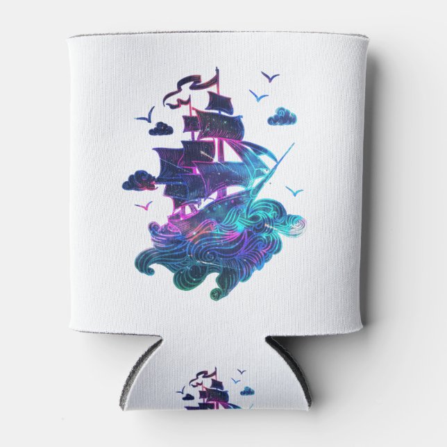 Neon Boat Can Cooler (Front)