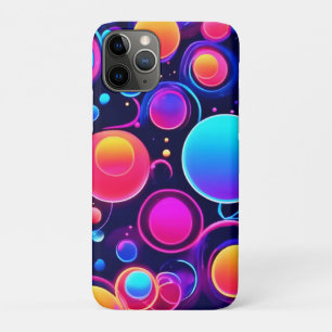 Neon Bubble Pattern iPhone 11 Pro Case