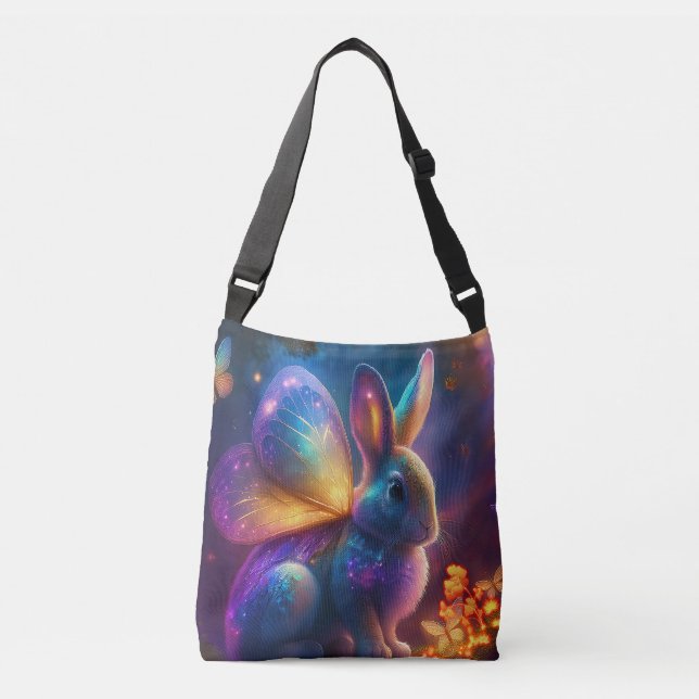 Neon Bunny Crossbody Bag (Front)