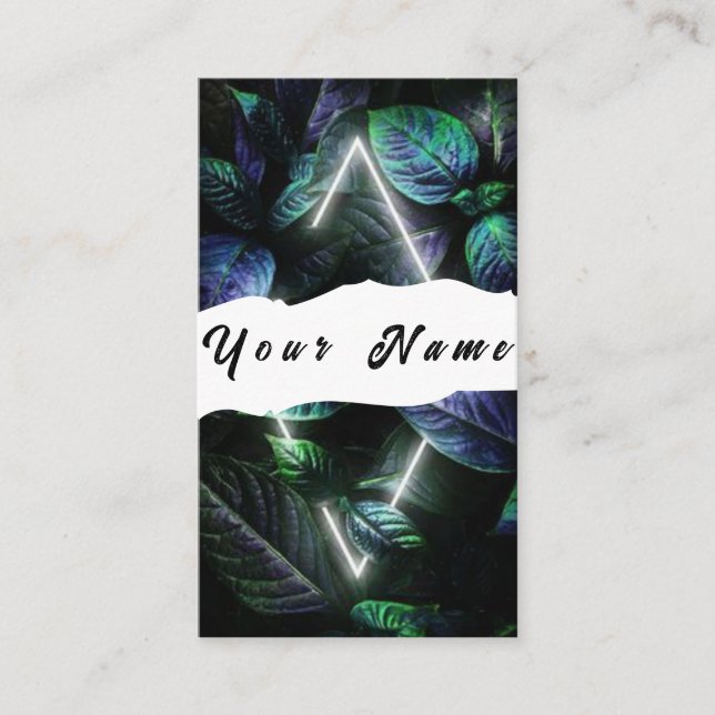 Neon Business Card (Front)