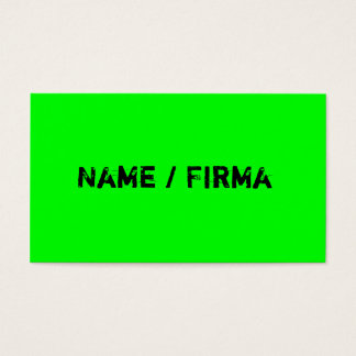 Neon Business Cards