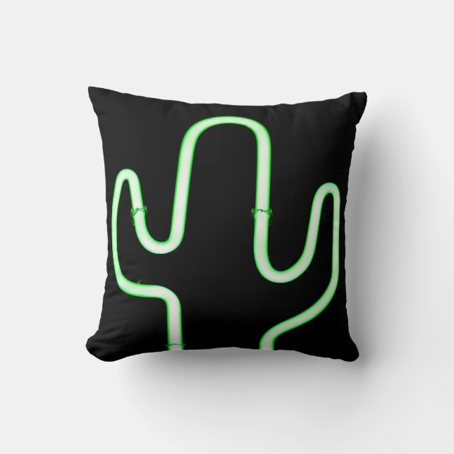 Neon Cactus Cushion (Front)