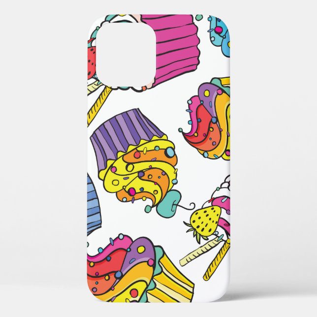Neon Cakes: Pop Art Pattern. Case-Mate iPhone Case (Back)