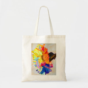Neon Carnation watercolor flower Tote Bag