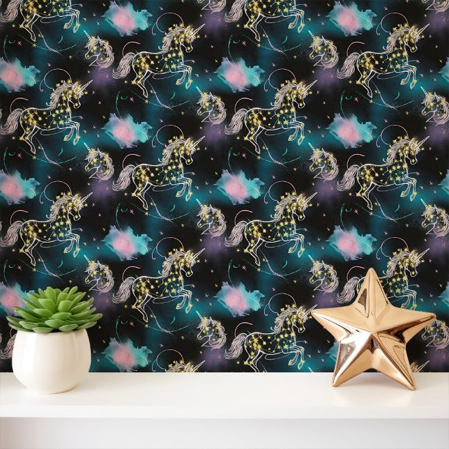 Neon Celestial Unicorns and Stars Wallpaper (Creator Uploaded)