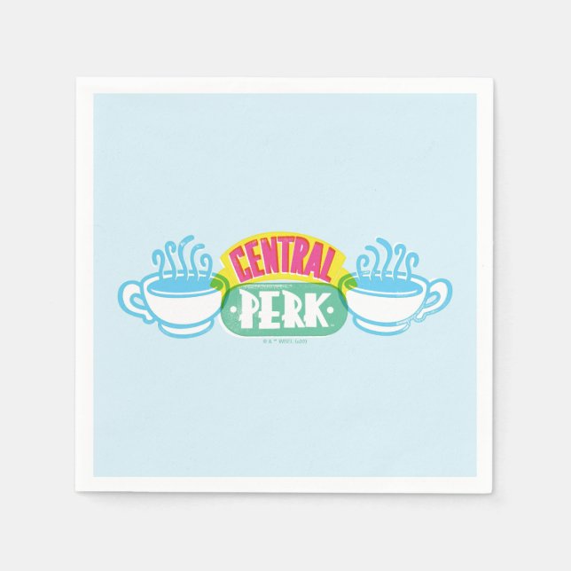 Neon Central Perk Logo Napkin (Front)