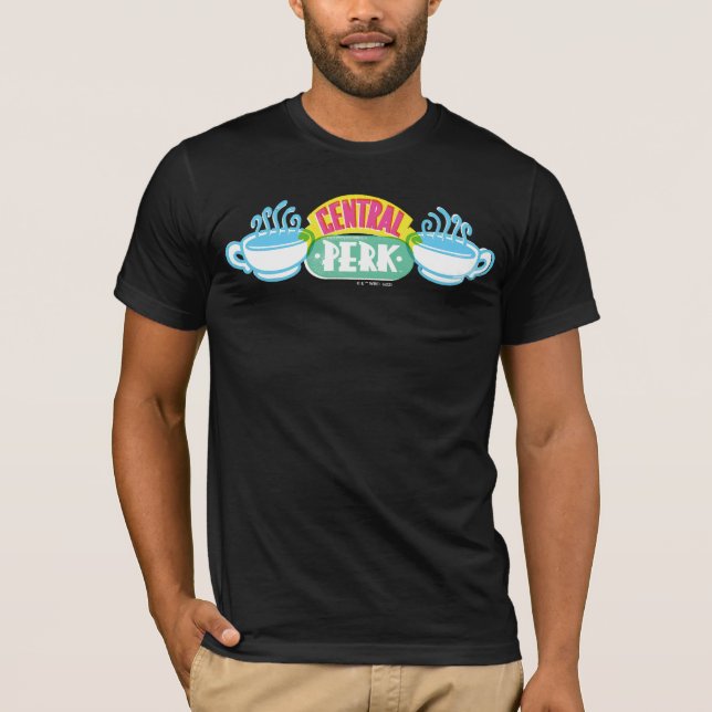 Neon Central Perk Logo T-Shirt (Front)