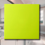 Neon Chartreuse Solid Colour | Classic | Elegant Ceramic Tile<br><div class="desc">Neon Chartreuse Solid Colour | Classic | Elegant | Trendy | Stylish | Gift</div>