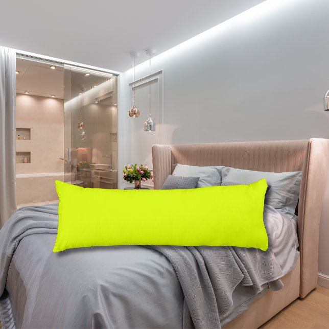 Neon Chartreuse Solid Colour | Trendy Colour Body Cushion (Creator Uploaded)