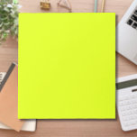 Neon Chartreuse Solid Colour | Trendy Colour Notepad<br><div class="desc">Neon Chartreuse Solid Colour | Neon Colours | Classic Design | Elegant Product | Trendy Colours | Stylish and Fashion | Professional Design</div>