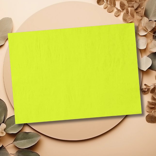 Neon Chartreuse Solid Colour | Trendy Colour Tissue Paper (Creator Uploaded)