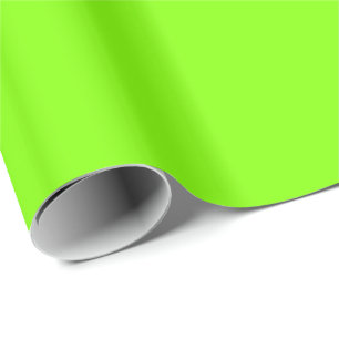 Neon Chartreuse Wrapping Paper