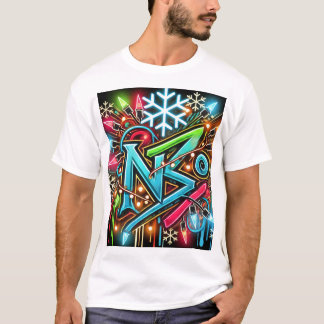 Neon Christmas Lights T shirt